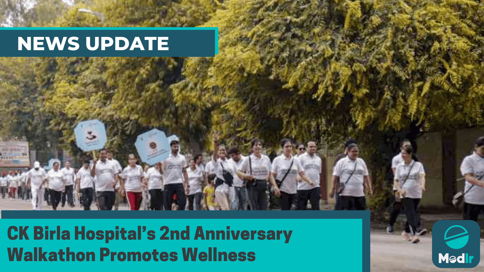 CK Birla Hospital’s 2nd Anniversary Walkathon Promotes Wellness