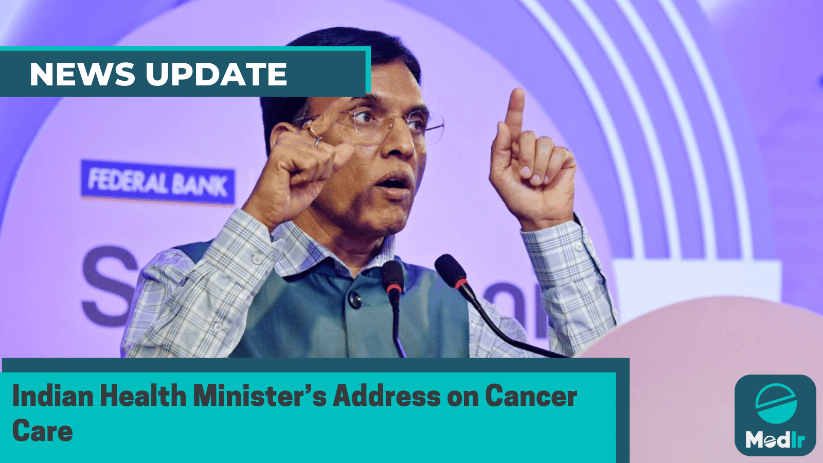 Indian Health Minister’s Address on Cancer Care