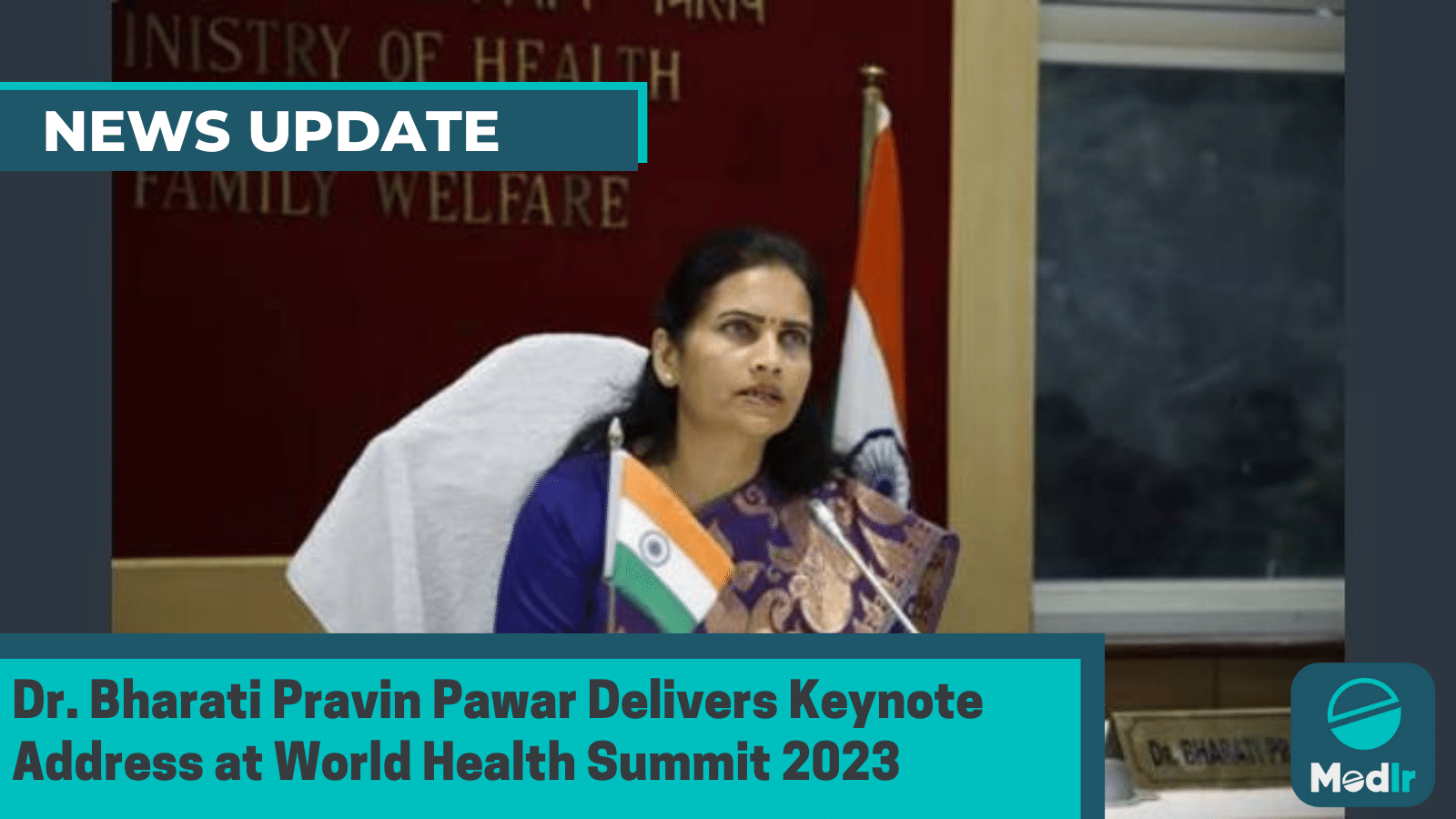 Dr. Bharati Pravin Pawar Delivers Keynote Address at World Health Summit 2023