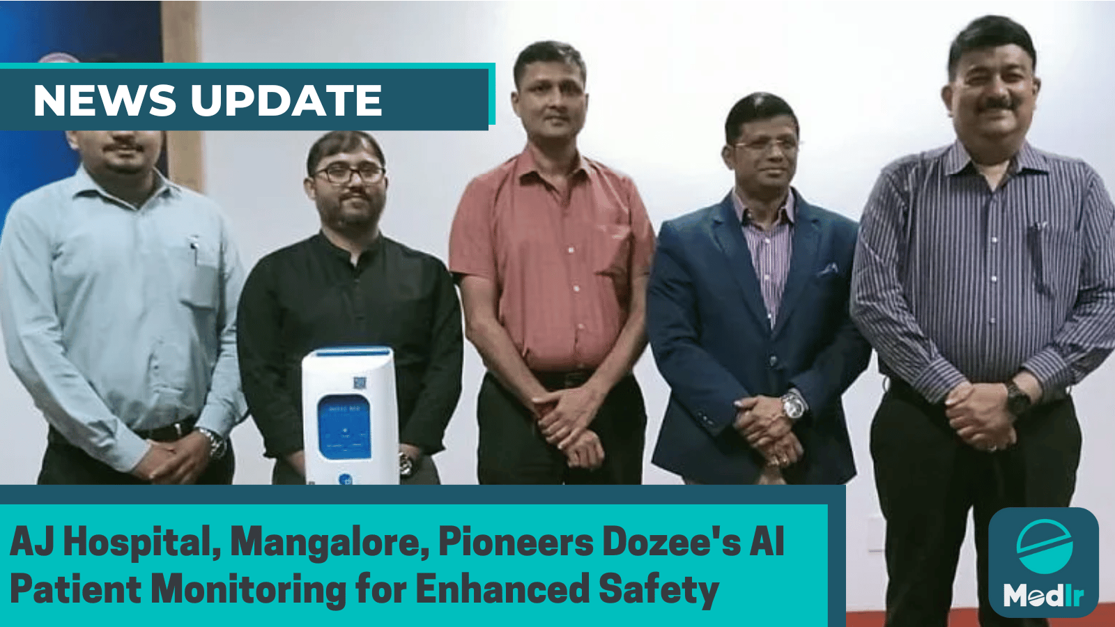 AJ Hospital, Mangalore, Pioneers Dozee's AI Patient Monitoring for Enhanced Safety