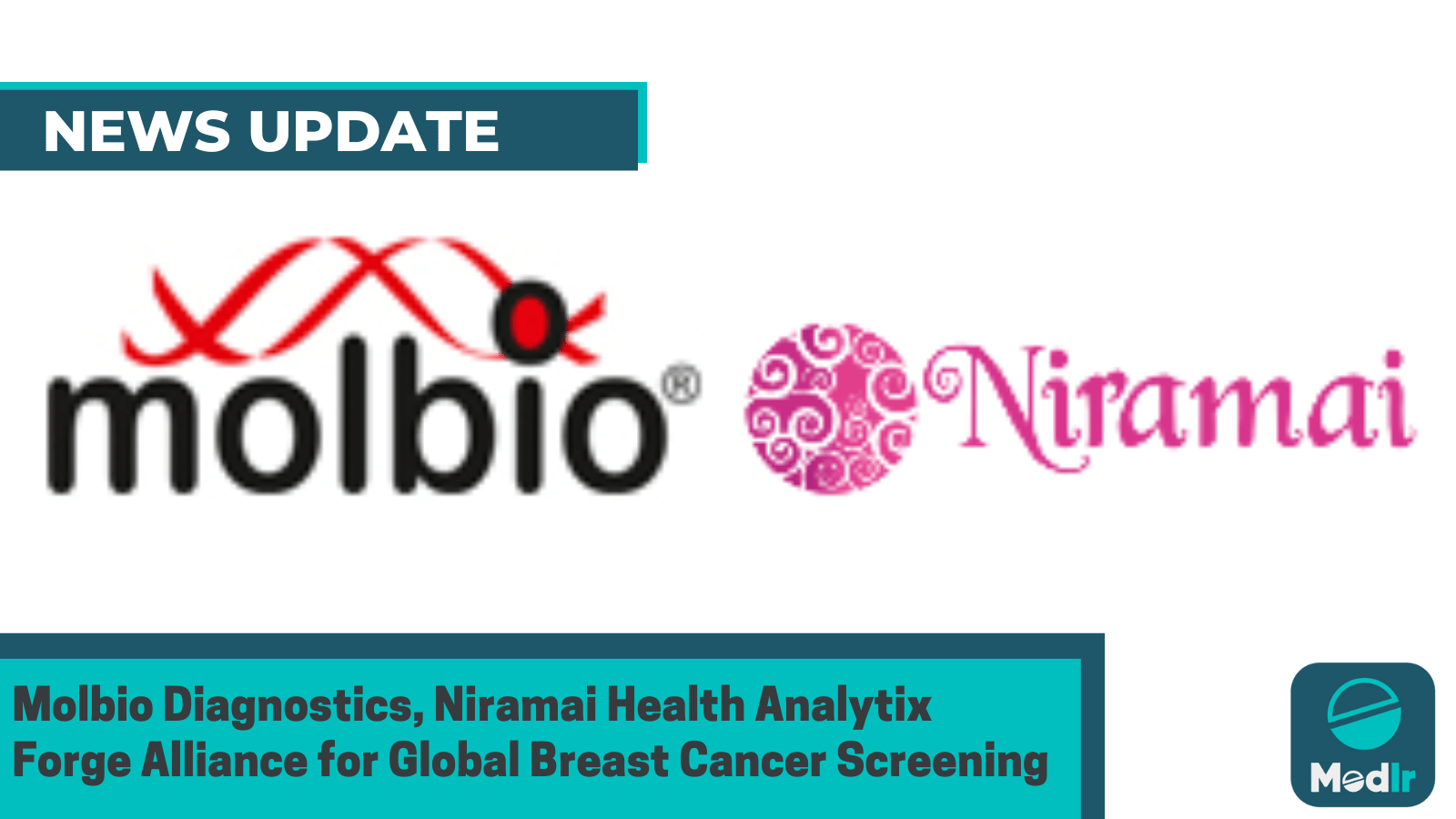 Molbio Diagnostics, Niramai Health Analytix Forge Alliance for Global Breast Cancer Screening