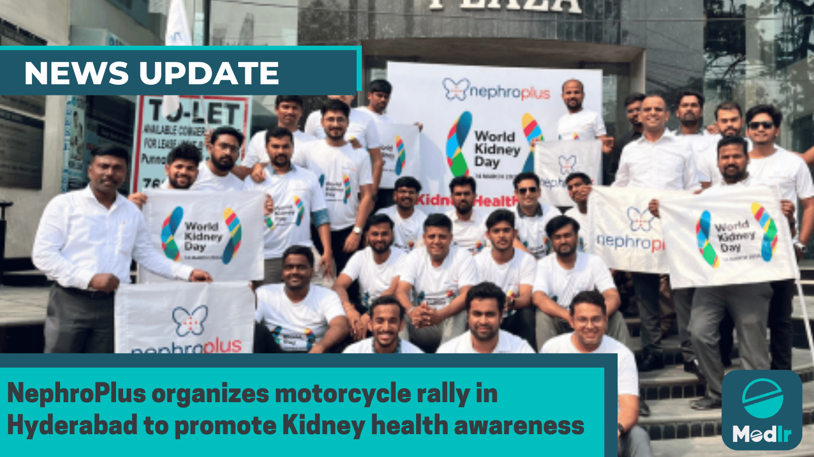 NephroPlus organizes motorcycle rally in Hyderabad to promote Kidney health awareness