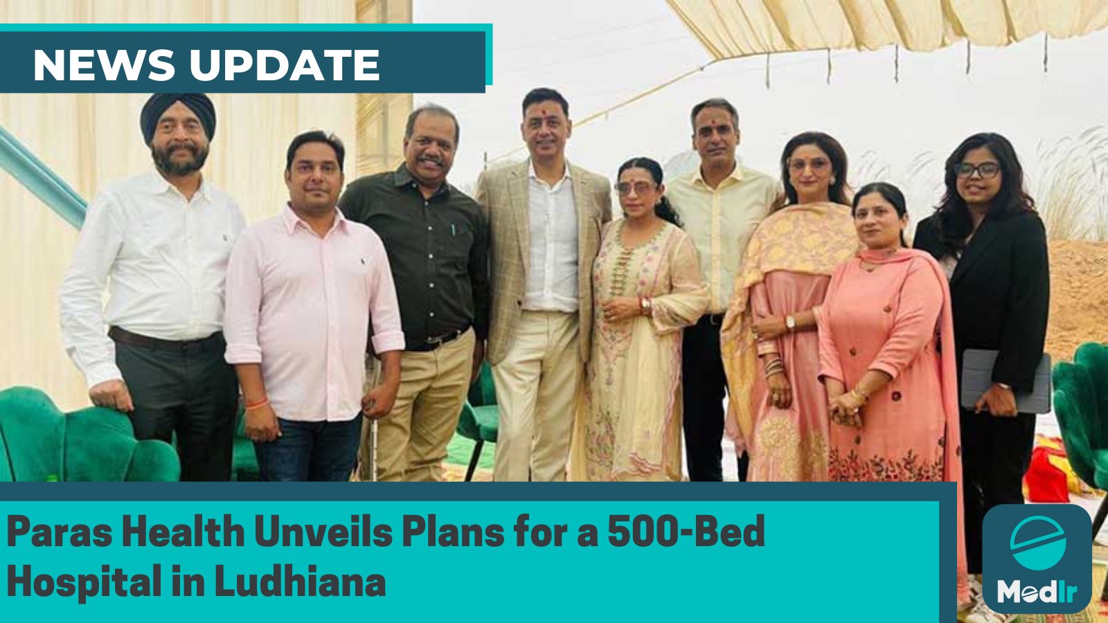 Paras Health Unveils Plans for a 500-Bed Hospital in Ludhiana