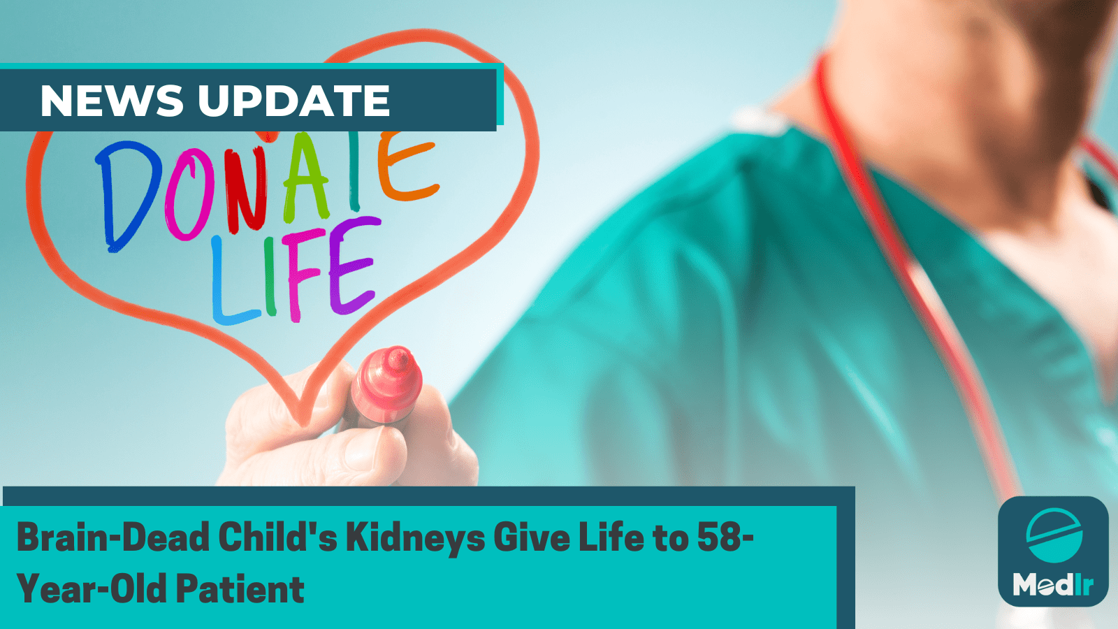 Brain-Dead Child's Kidneys Give Life to 58-Year-Old Patient