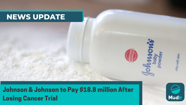 Johnson & Johnson to Pay $18.8 million After Losing Cancer Trial