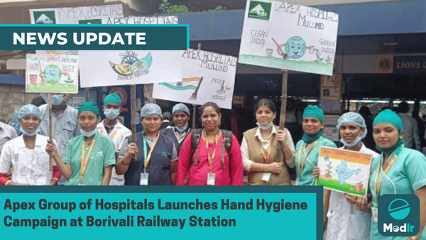 Apex Group of Hospitals Launches Hand Hygiene Campaign at Borivali Railway Station