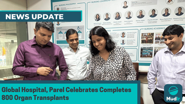 Global Hospital, Parel Celebrates Completes 800 Organ Transplants