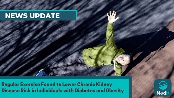 Regular Exercise Found to Lower Chronic Kidney Disease Risk in Individuals with Diabetes and Obesity