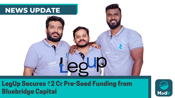 LegUp Secures ₹2 Cr Pre-Seed Funding from Bluebridge Capital